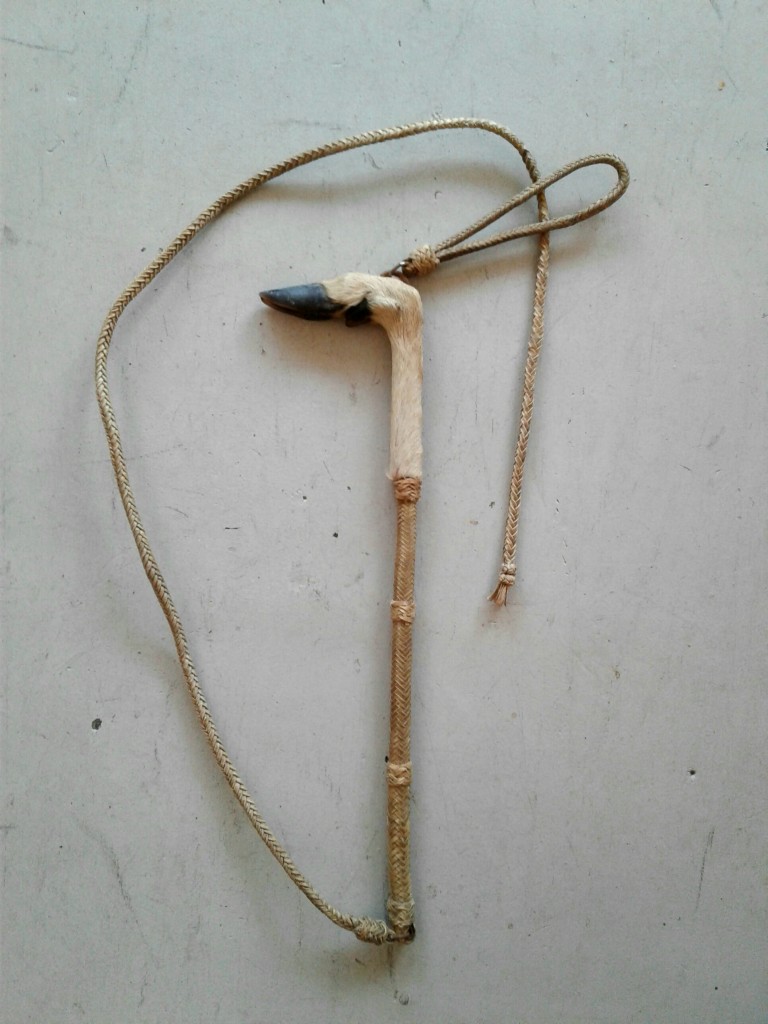 Deer Leg / Rawhide Hunting Whip